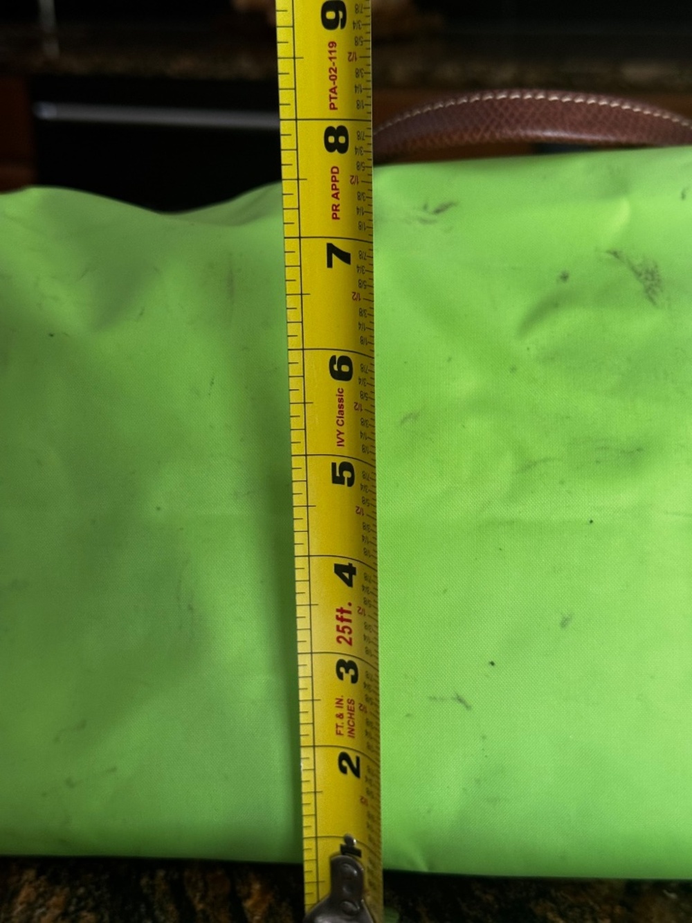 Longchamp Le Pilage M Tote Key Lime Green - Picture 13 of 16